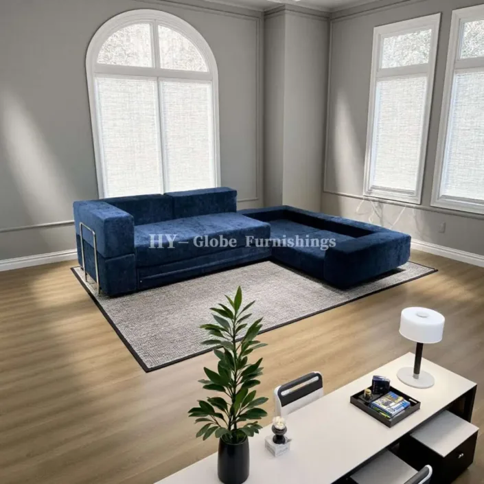 Globe Furnishings - modular block compression sofa Globe Furnishings - modular block compression sofa