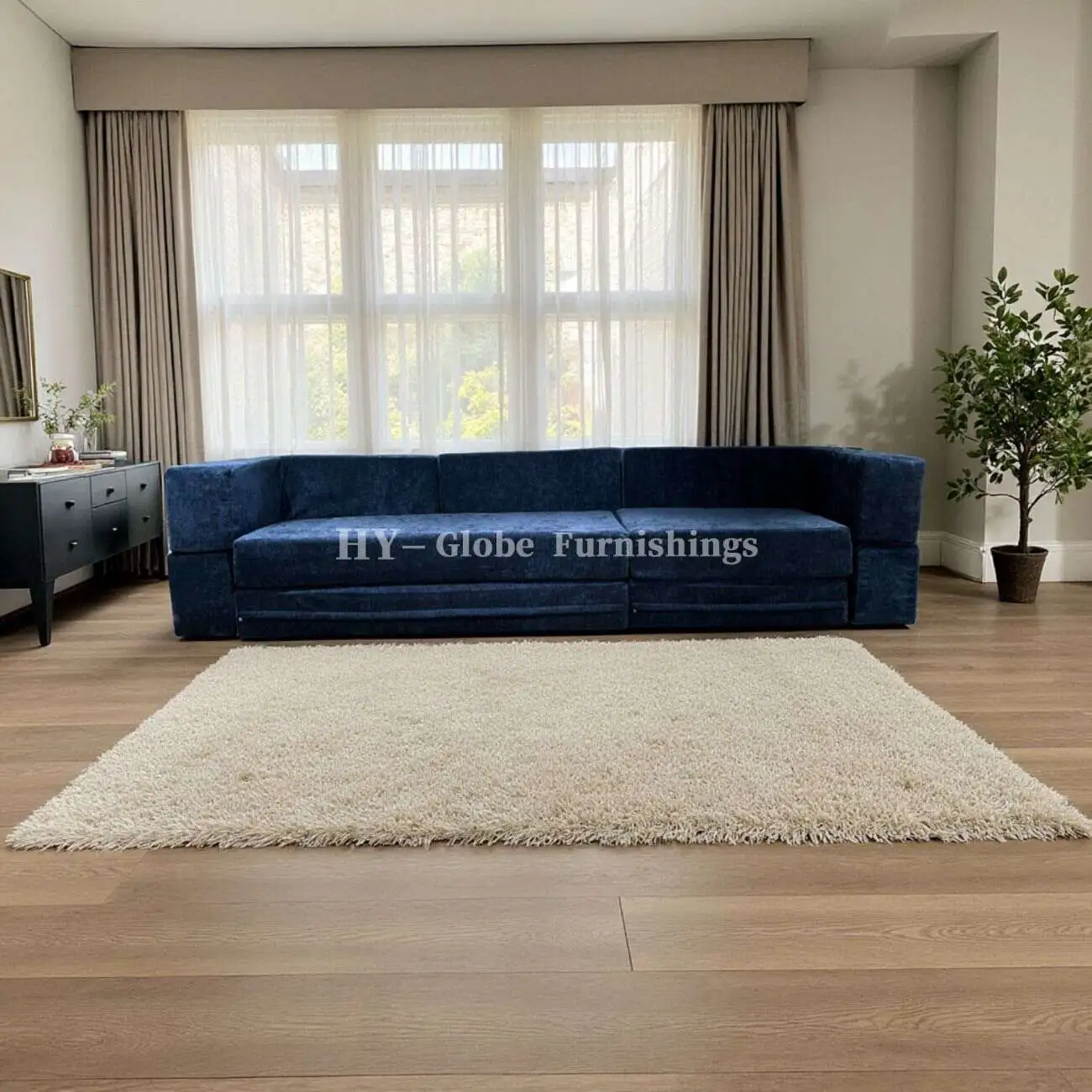 Globe Furnishings - modular block compression sofa