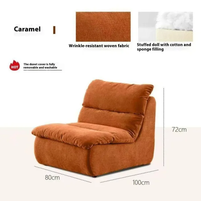 Globe Furnishings - Down-filled Single-Person Compression Sofa Globe Furnishings - Down-filled Single-Person Compression Sofa