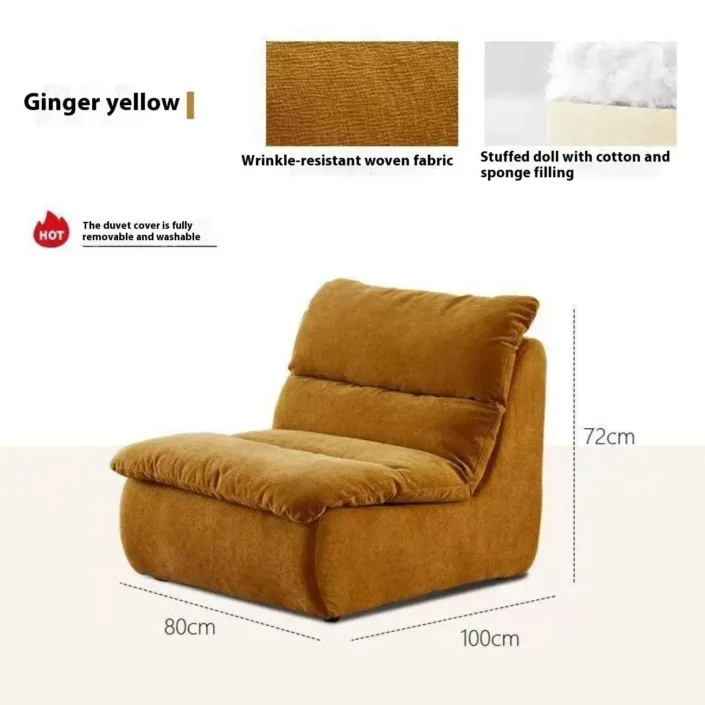 Globe Furnishings - Down-filled Single-Person Compression Sofa Globe Furnishings - Down-filled Single-Person Compression Sofa