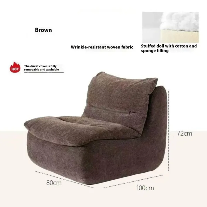 Globe Furnishings - Down-filled Single-Person Compression Sofa Globe Furnishings - Down-filled Single-Person Compression Sofa