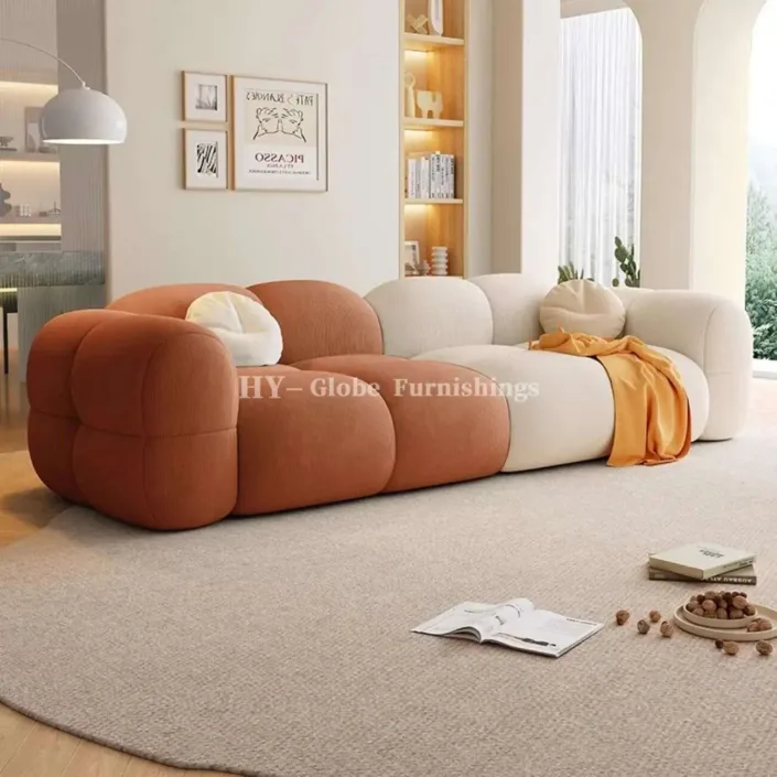 Globe Furnishings - Puff Baby Fleece Compressed Sofa Globe Furnishings - Puff Baby Fleece Compressed Sofa