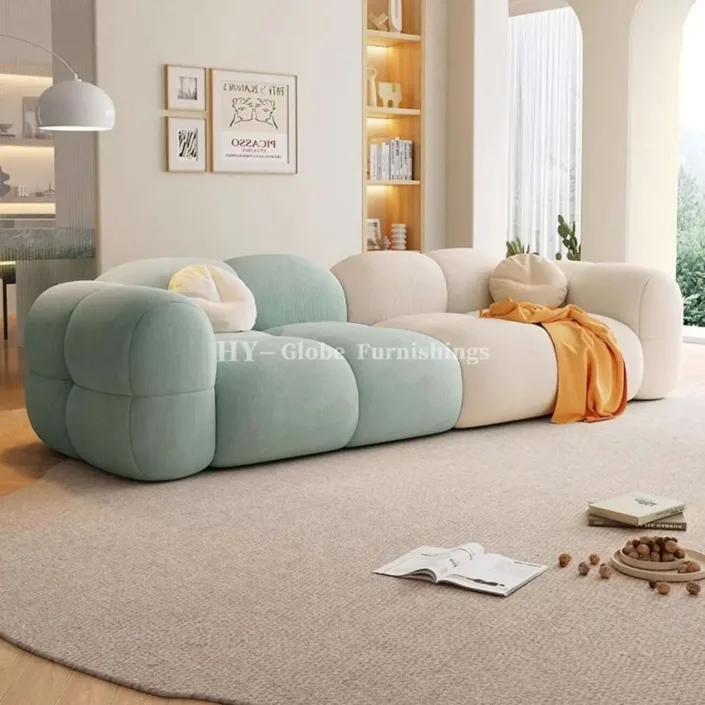Globe Furnishings - Puff Baby Fleece Compressed Sofa Globe Furnishings - Puff Baby Fleece Compressed Sofa