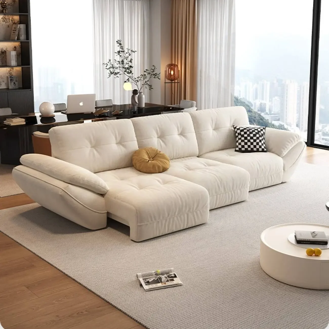 主图-01 Globe Furnishings - New Zero-Wall Electric Sofa