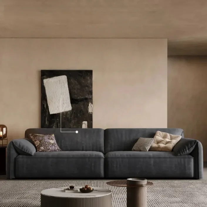 Elephant Ear Fabric Sofa
