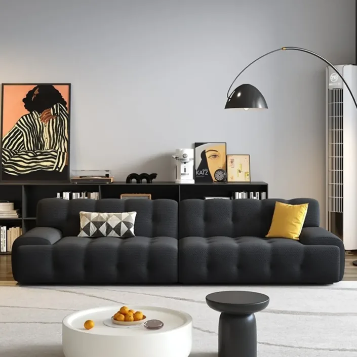Rochebois Straight-Line Trendy Fabric Sofa