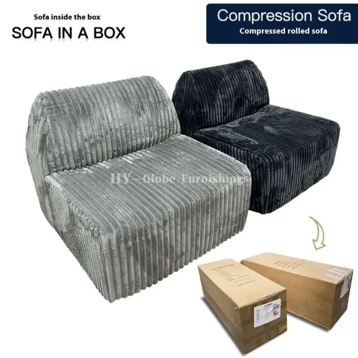 Globe Furnishings - Marshmallow Single-Person Compression Sofa Globe Furnishings - Marshmallow Single-Person Compression Sofa