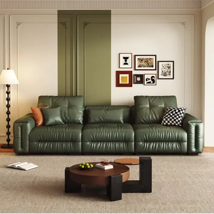 Eternal Luxury Oasis · Cloudy Feel Leather Sofa
