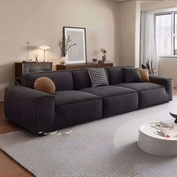 Big Black Bull Compressed Sofa