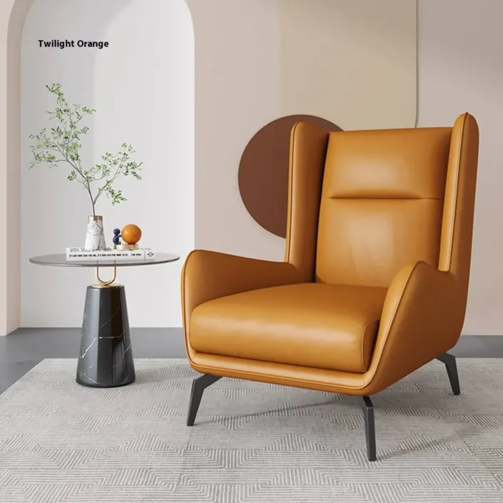 Italian minimalist tiger chair