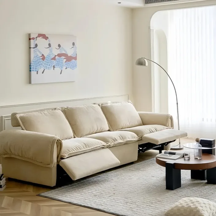 Zero-Wall Clearance Removable Cover Electric Recliner Sofa