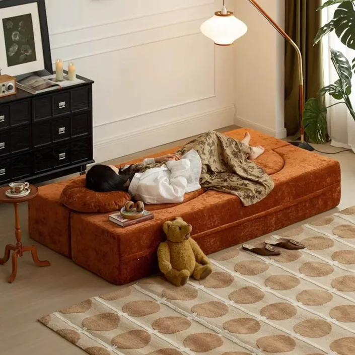 Globe Furnishings - Lazy Fabric All-in-One Compressed Sofa Bed Globe Furnishings - Lazy Fabric All-in-One Compressed Sofa Bed