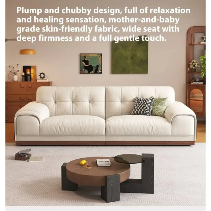Globe Furnishings - Straight-Line Solid Wood Big Black Bull Sofa Globe Furnishings - Straight-Line Solid Wood Big Black Bull Sofa