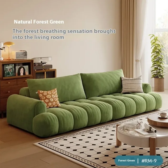 Globe Furnishings - Living Room Light Luxury Modern Puff Sofa Globe Furnishings - Living Room Light Luxury Modern Puff Sofa