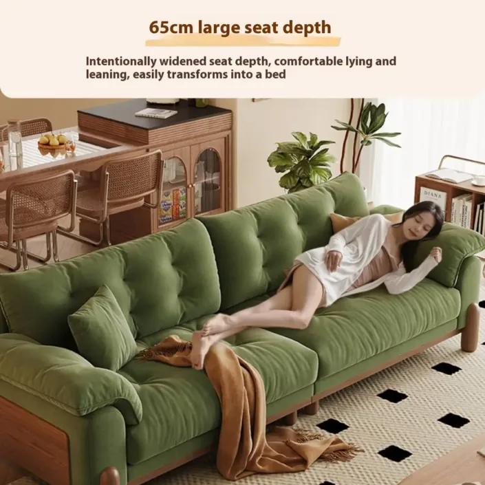 Globe Furnishings - Nordic Cloud Solid Wood Upholstered Sofa Globe Furnishings - Nordic Cloud Solid Wood Upholstered Sofa