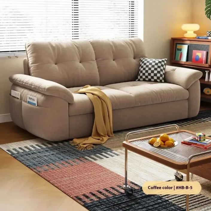 Globe Furnishings - Removable and Washable Cat-Scratch-Resistant Cloud-Shaped Folding Sofa Bed Globe Furnishings - Removable and Washable Cat-Scratch-Resistant Cloud-Shaped Folding Sofa Bed