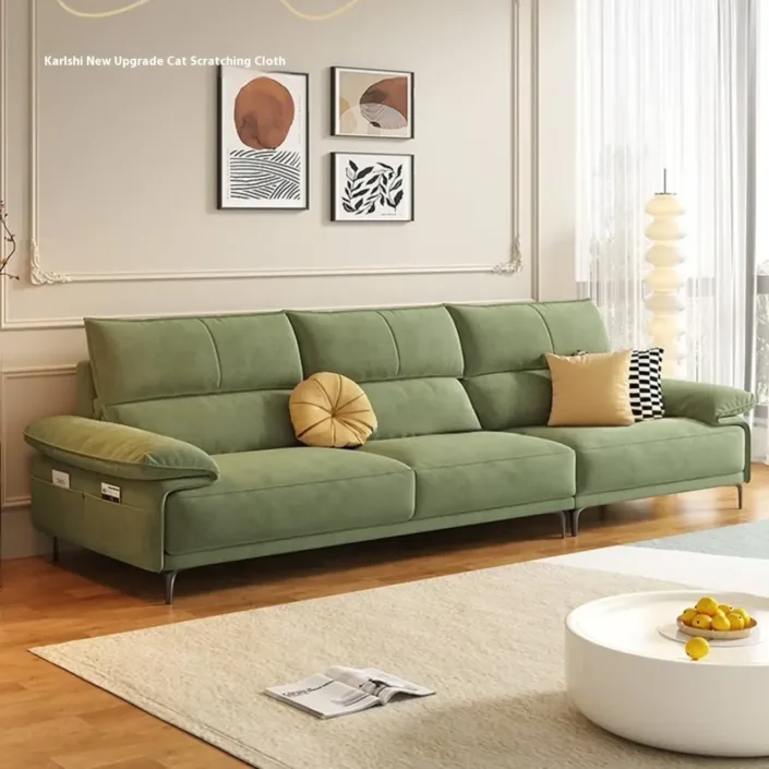 Globe Furnishings - Modular Creamy Style Tech Fabric Sofa Globe Furnishings - Modular Creamy Style Tech Fabric Sofa