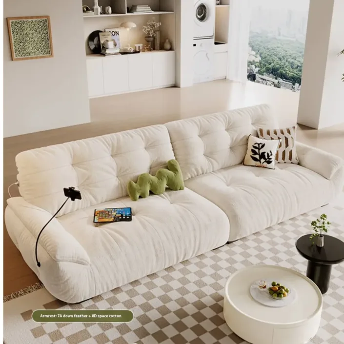Globe Furnishings - Modular Puff Cloud Fabric Sofa Globe Furnishings - Modular Puff Cloud Fabric Sofa