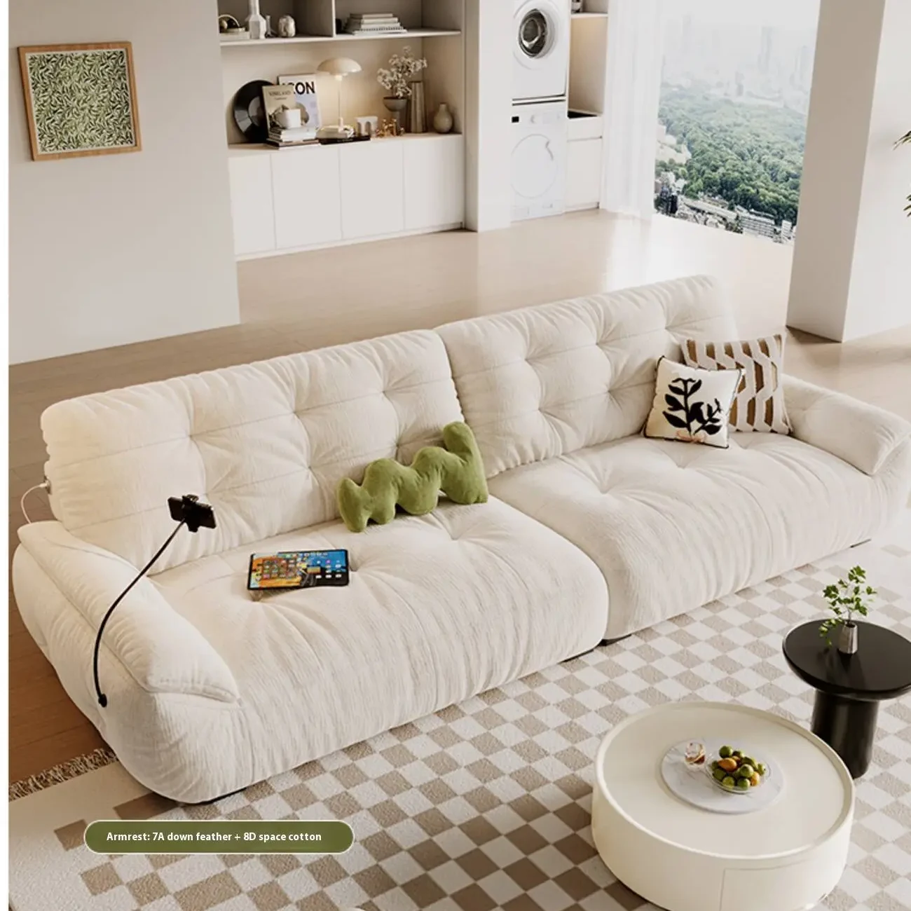 主图-02 Globe Furnishings - Modular Puff Cloud Fabric Sofa