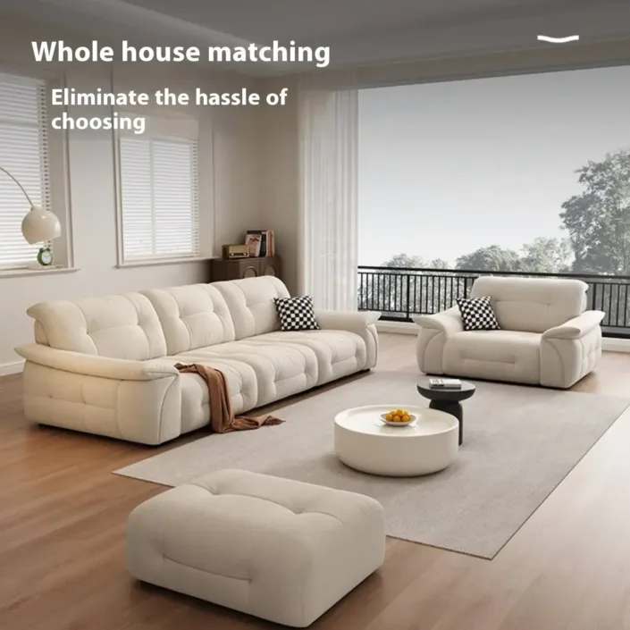 Globe Furnishings - Modern Minimalist Cat Scratch Fabric Sofa Globe Furnishings - Modern Minimalist Cat Scratch Fabric Sofa