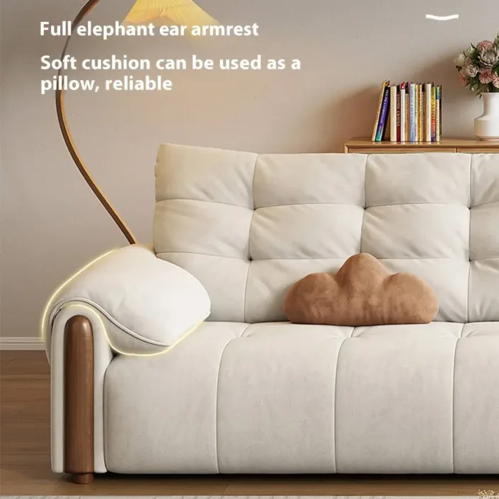 Globe Furnishings - French Cream Style New Vintage Fabric Sofa Globe Furnishings - French Cream Style New Vintage Fabric Sofa