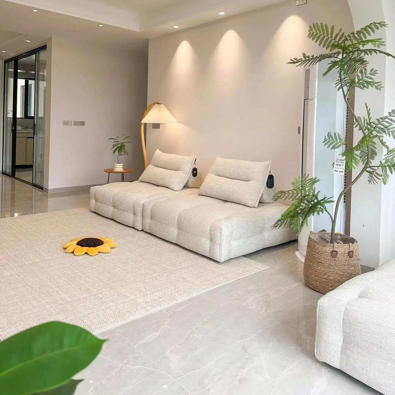 主图-02 Globe Furnishings - Modular Combination Cube-Style Compressed Sofa