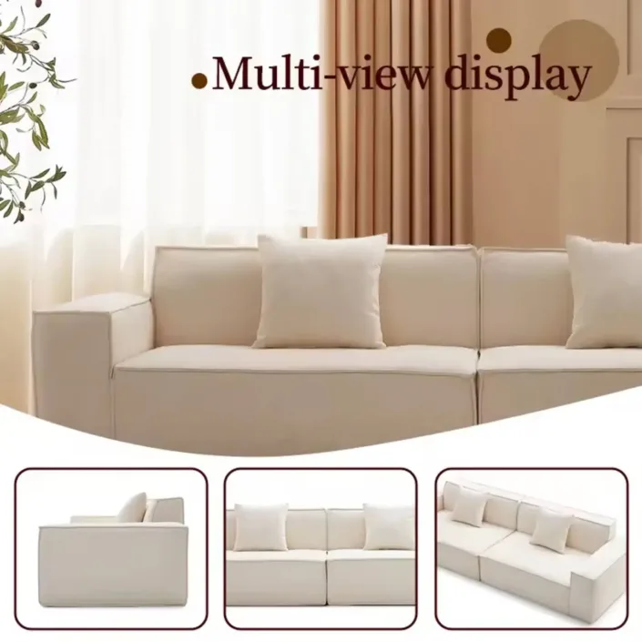 Globe Furnishings - Tofu block compression sofa Globe Furnishings - Tofu block compression sofa