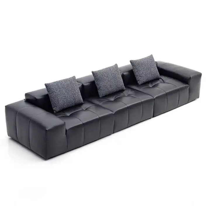 Globe Furnishings - Italian Minimalist Tofu-Block Pixel-Compressed Sofa Globe Furnishings - Italian Minimalist Tofu-Block Pixel-Compressed Sofa