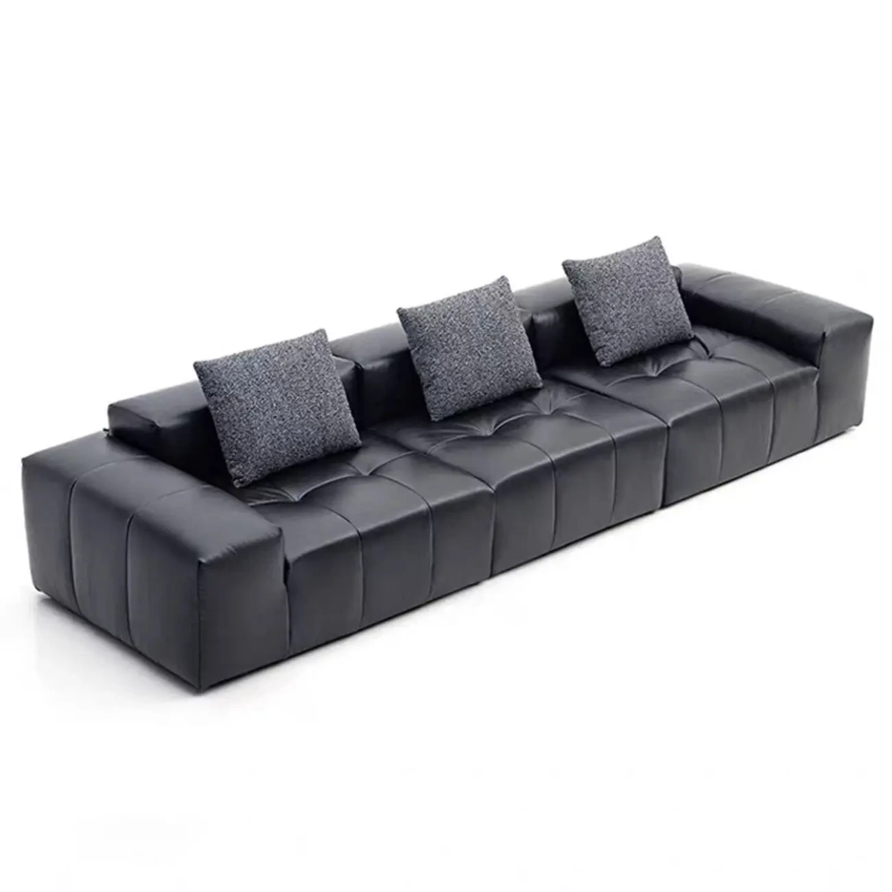 主图-02 Globe Furnishings - Italian Minimalist Tofu-Block Pixel-Compressed Sofa