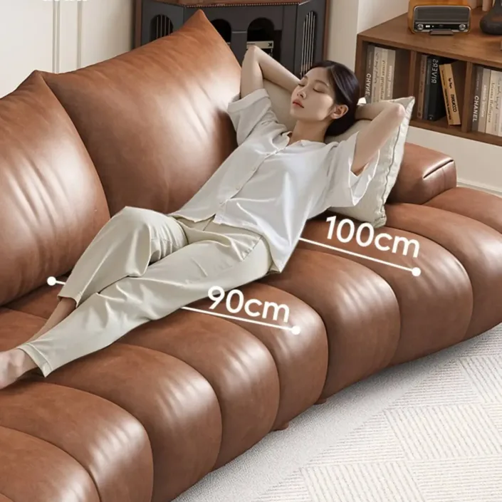 Globe Furnishings - Mosen Extra Deep Oil Wax Leather Sofa Globe Furnishings - Mosen Extra Deep Oil Wax Leather Sofa