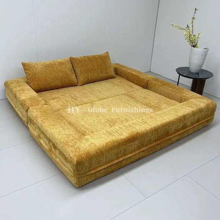 Globe Furnishings - Folding Double-Person Compression Sofa Bed