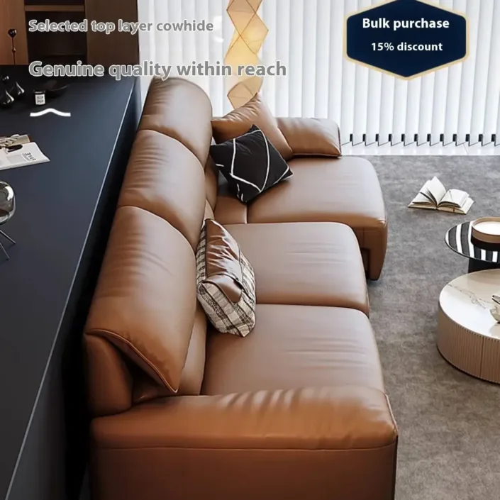 Globe Furnishings - Italian Minimalist Electric Reclining Top-Grain Leather Sofa Globe Furnishings - Italian Minimalist Electric Reclining Top-Grain Leather Sofa