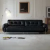 Medieval-style genuine leather ethereal sofa