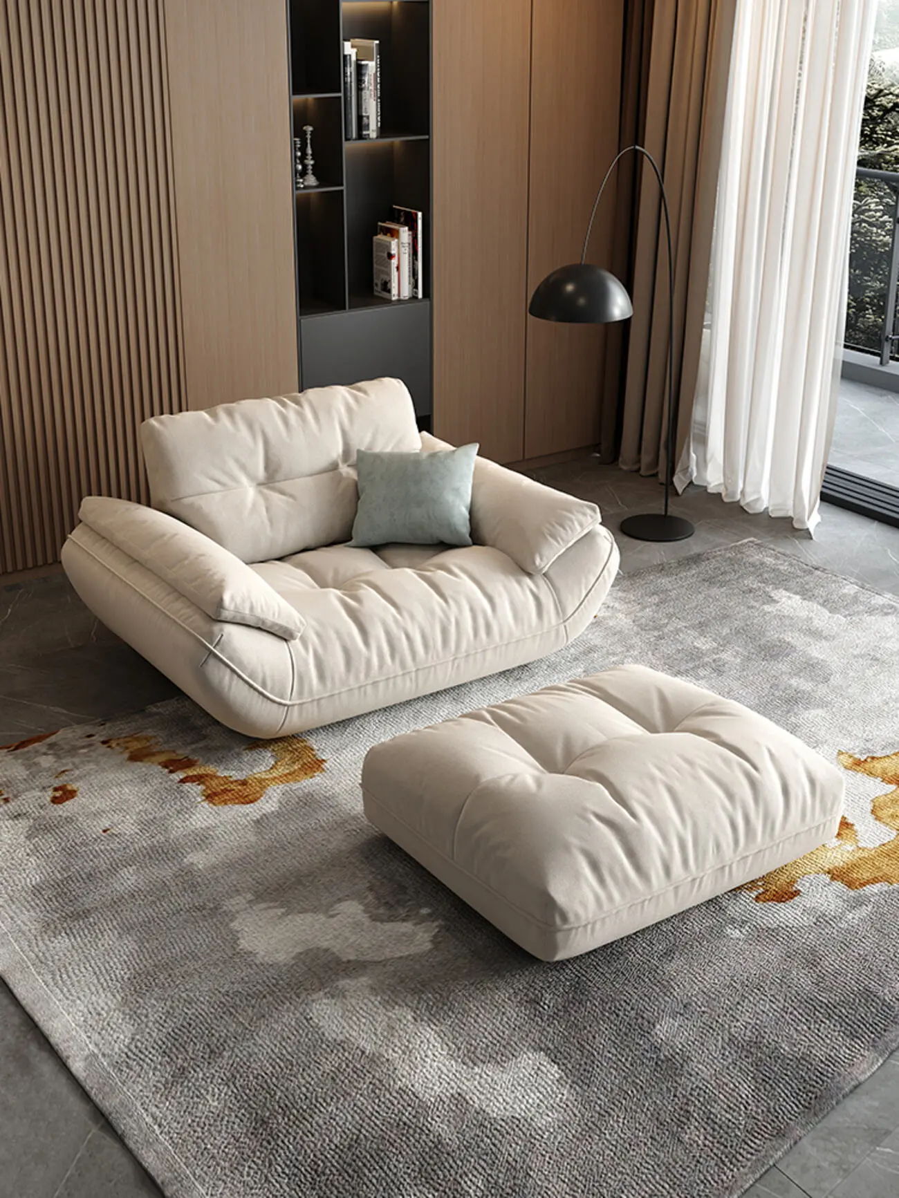 Globe Furnishings - Creamy single sofa chair