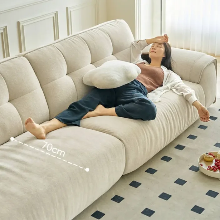 Globe Furnishings - New Damo Milk Cream Style Sofa Globe Furnishings - New Damo Milk Cream Style Sofa