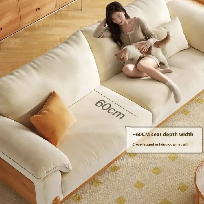 Globe Furnishings - Elephant Ear Fabric Sofa Globe Furnishings - Elephant Ear Fabric Sofa