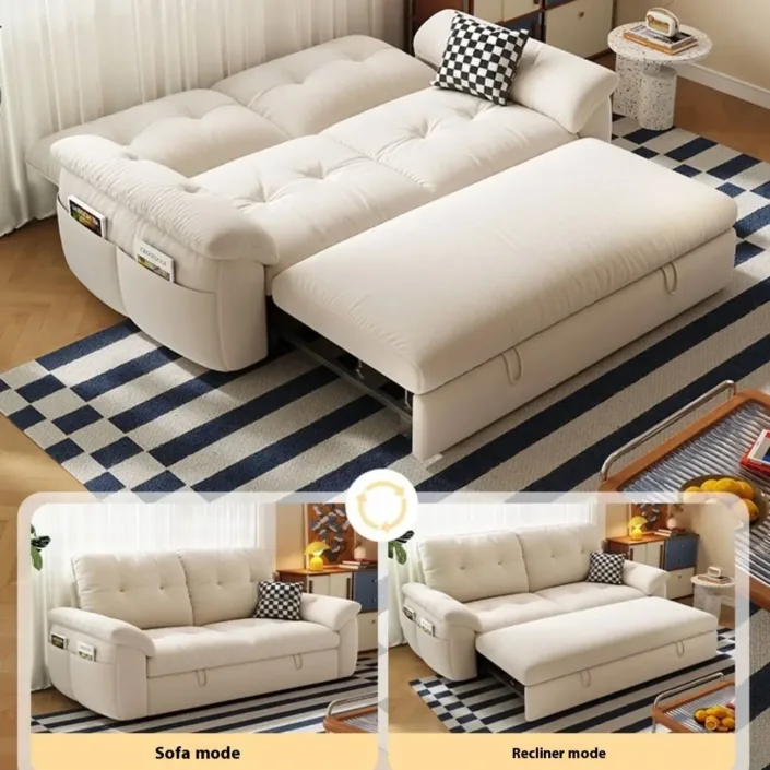 Globe Furnishings - Folding Convertible Sofa for One or Two People Globe Furnishings - Folding Convertible Sofa for One or Two People