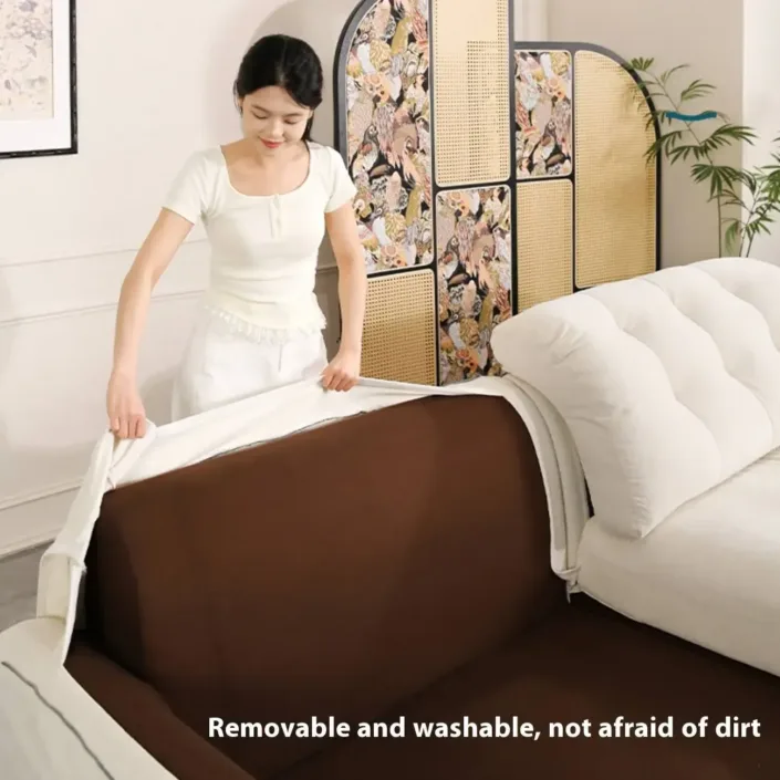 Globe Furnishings - Removable and Washable Chenille Space Cloud Sofa Globe Furnishings - Removable and Washable Chenille Space Cloud Sofa