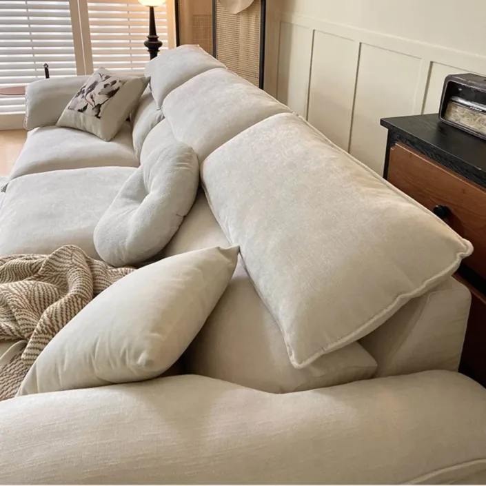Globe Furnishings - Removable and Washable Linen Fabric Sofa