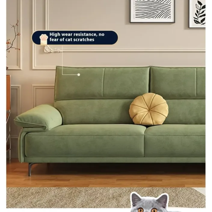 Globe Furnishings - Modular Creamy Style Tech Fabric Sofa Globe Furnishings - Modular Creamy Style Tech Fabric Sofa