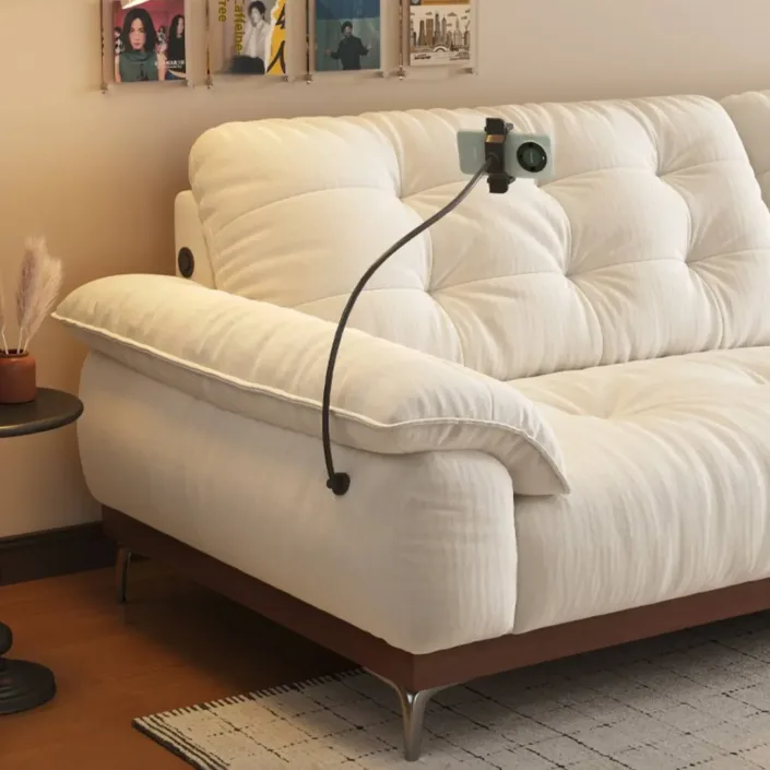 Globe Furnishings - Rechargeable Multifunctional Chenille Sofa Globe Furnishings - Rechargeable Multifunctional Chenille Sofa