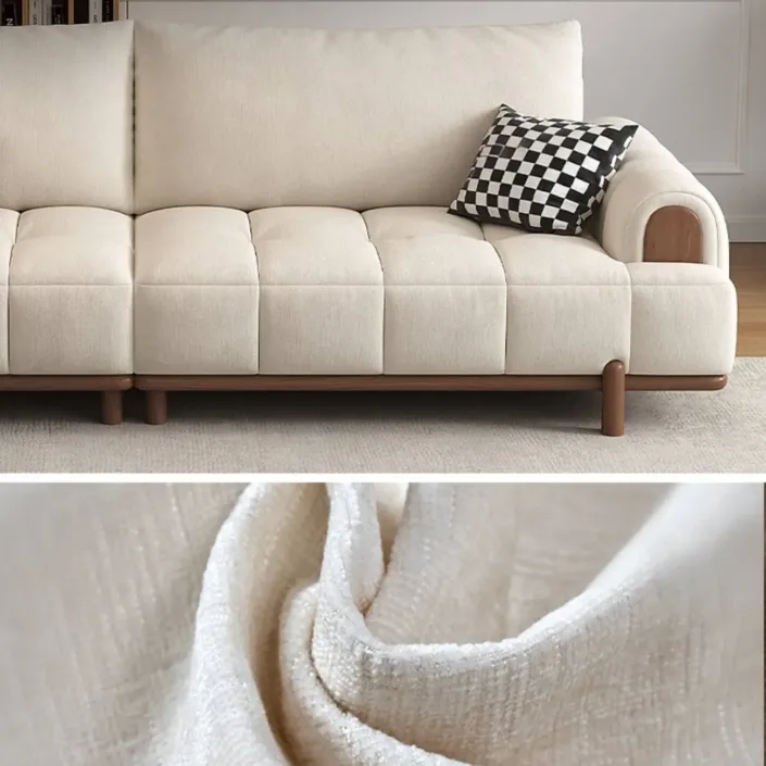 Globe Furnishings - Retro Modern Minimalist Straight-Line Sofa Globe Furnishings - Retro Modern Minimalist Straight-Line Sofa