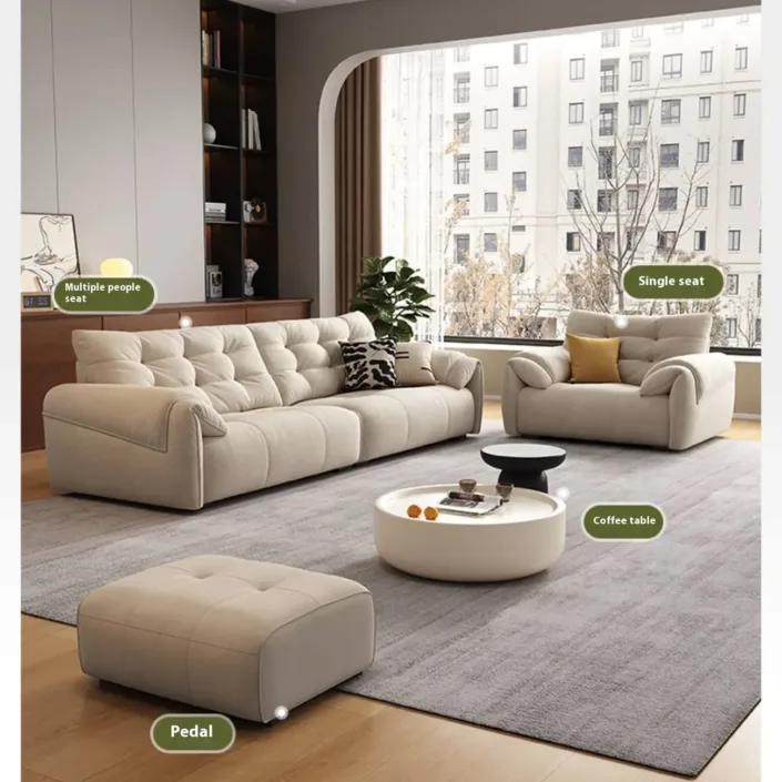 Globe Furnishings - Modular Italian Minimalist Fabric Sofa Globe Furnishings - Modular Italian Minimalist Fabric Sofa