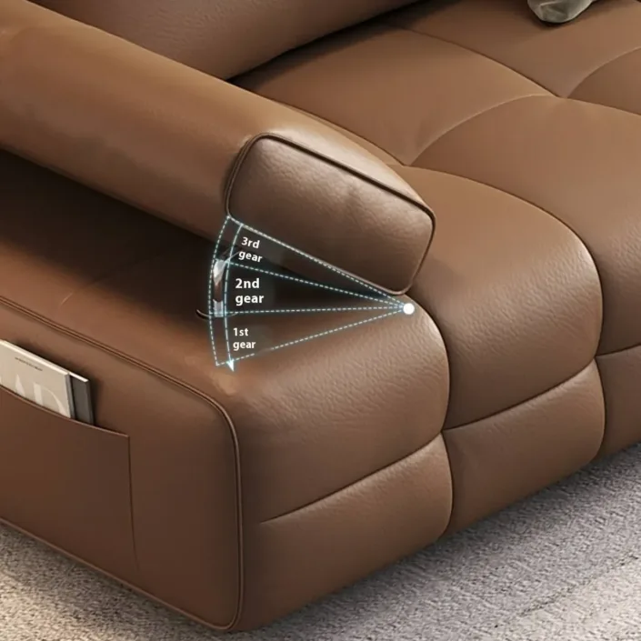 Globe Furnishings - Italian Minimalist Full Genuine Leather New Lawrence Sofa Globe Furnishings - Italian Minimalist Full Genuine Leather New Lawrence Sofa