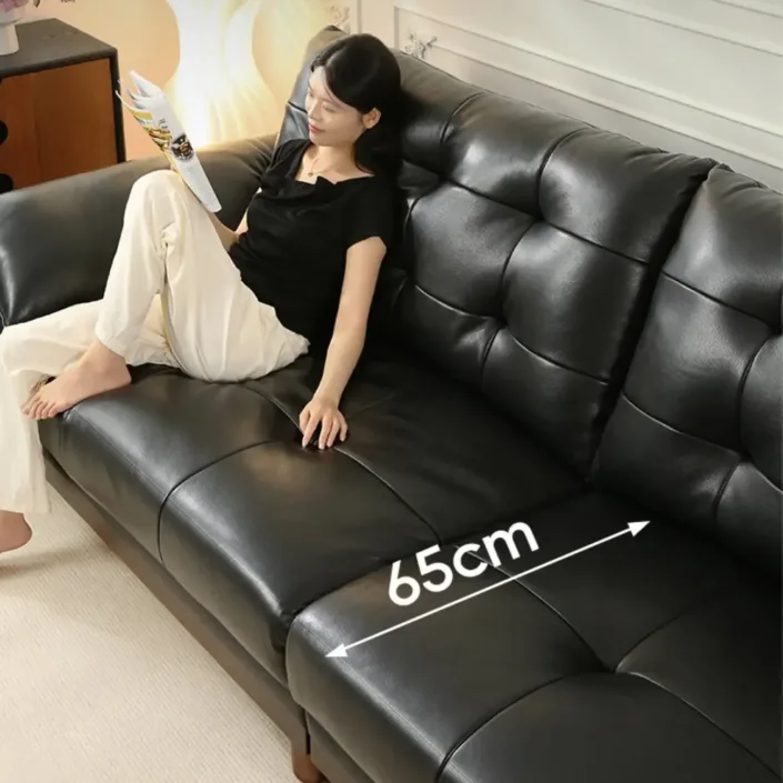 Globe Furnishings - Medieval solid wood modular leather sofa Globe Furnishings - Medieval solid wood modular leather sofa