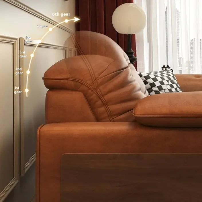 Globe Furnishings - Oil-Waxed Leather Mid-Century Vintage Top-Grain Leather Sofa Globe Furnishings - Oil-Waxed Leather Mid-Century Vintage Top-Grain Leather Sofa