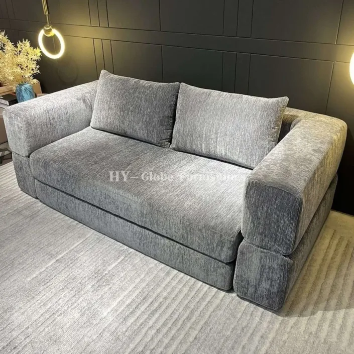 Globe Furnishings - Folding Double-Person Compression Sofa Bed