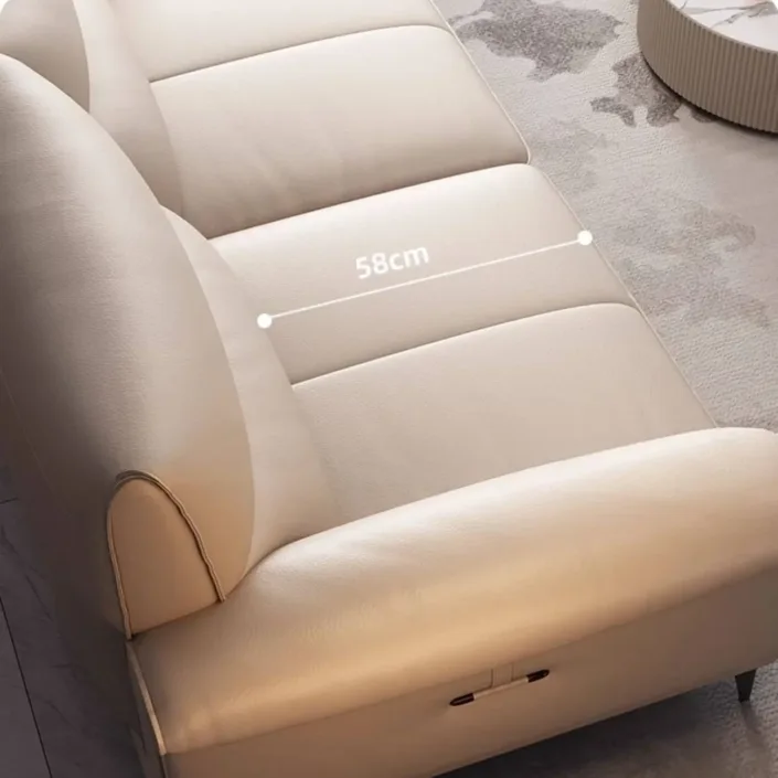 Globe Furnishings - Luxury Minimalist Comfortable Leather Sofa Globe Furnishings - Luxury Minimalist Comfortable Leather Sofa