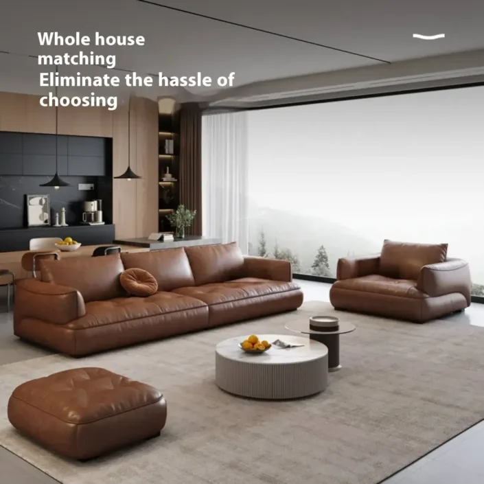 Globe Furnishings - Italian Creative Shaped Leather Chaise Lounge Sofa Globe Furnishings - Italian Creative Shaped Leather Chaise Lounge Sofa