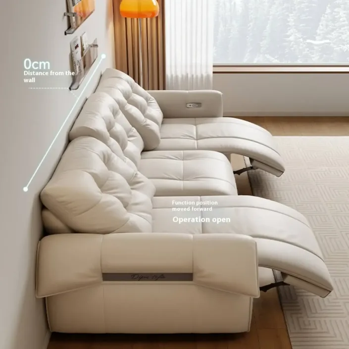 Globe Furnishings - Swan Neck Multifunctional Electric Sofa Globe Furnishings - Swan Neck Multifunctional Electric Sofa